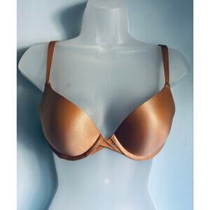 Victoria's Secret Push Up Bra Perfect One Beige 34B Vintage